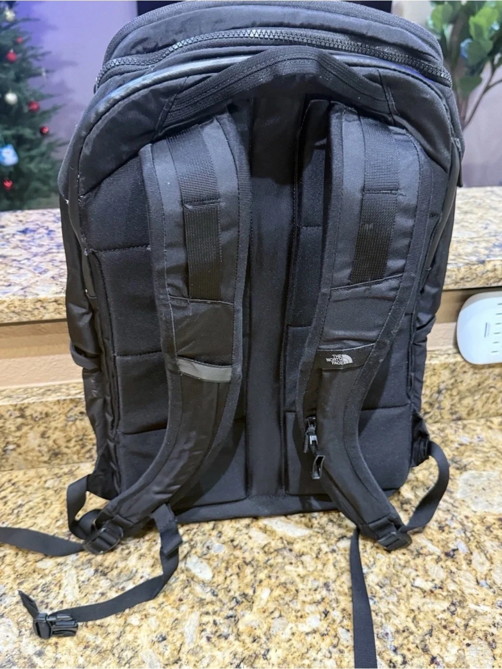 The North Face Backpack KABAN Flexvent Gray Pack bag Padded Hiking Work School